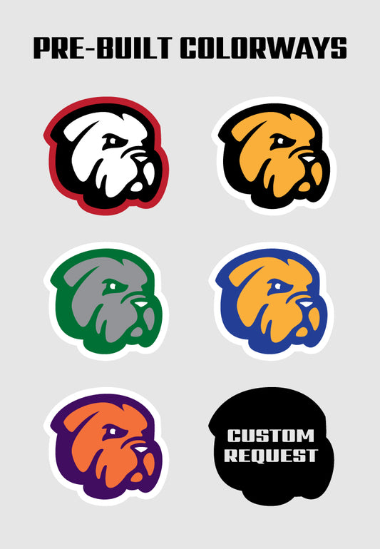 Premium Bulldog Mascot Sports Logo // Rowan