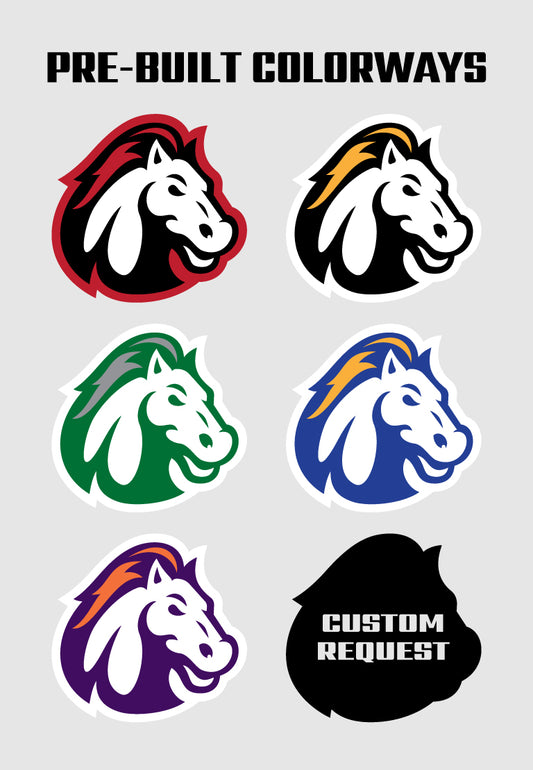 Premium Mustang Mascot Sports Logo // Tundra