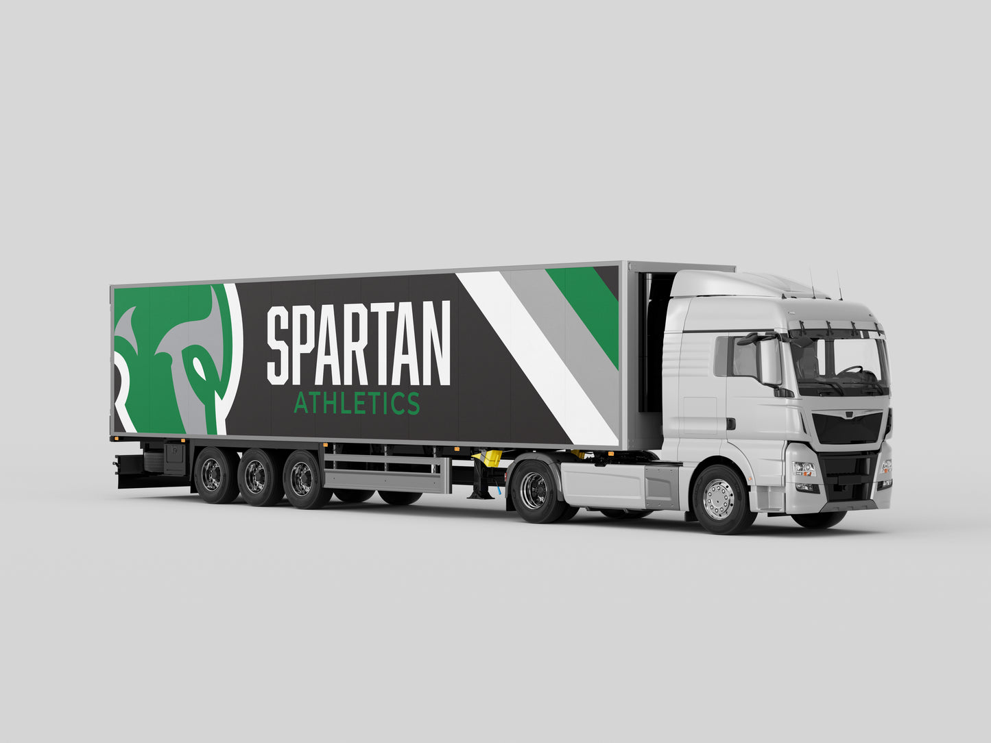 Premium Spartan Mascot Sports Logo // Atlas