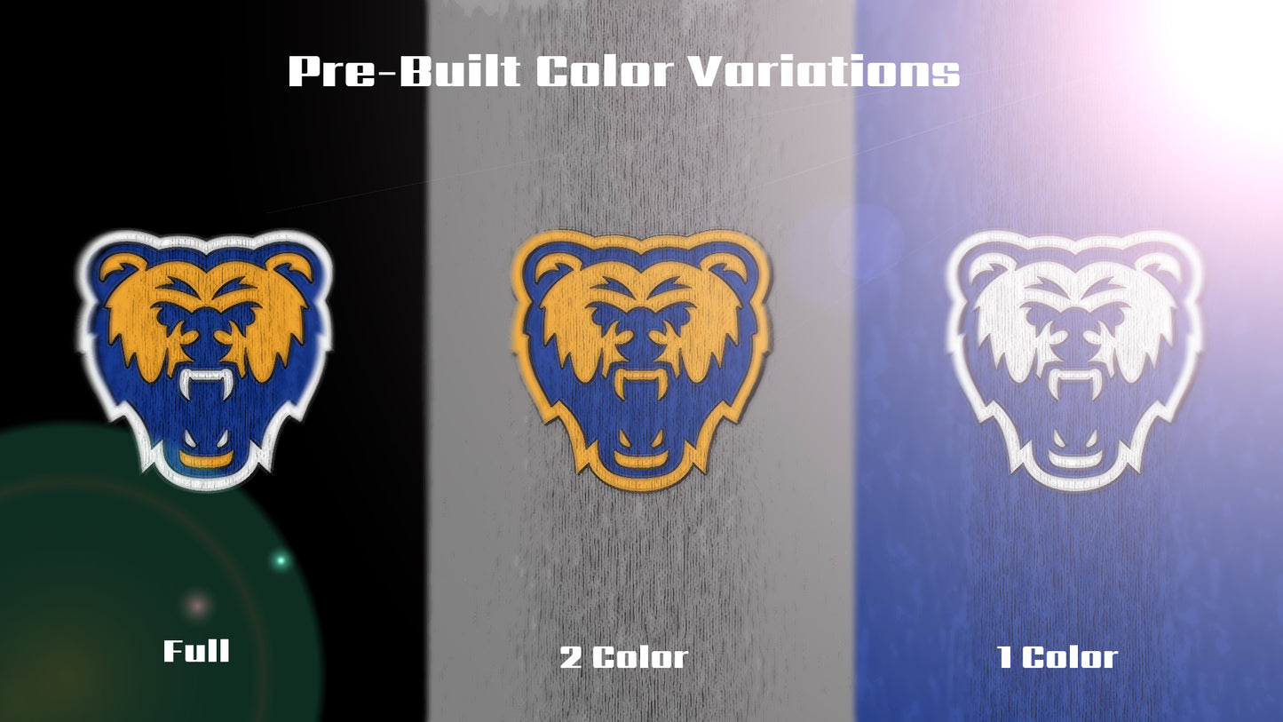 Premium Bear Mascot Sports Logo // Ursa