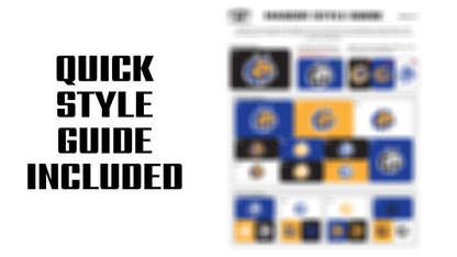 Premium Tiger Mascot Sports Logo // Nova