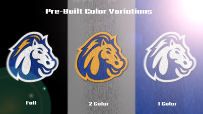 Premium Mustang Mascot Sports Logo // Tundra