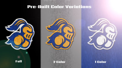Premium Knight Mascot Sports Logo // Cassel