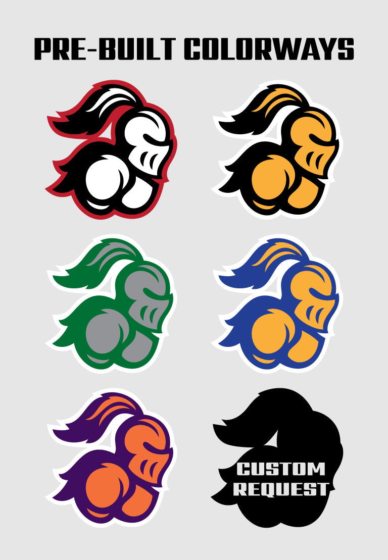 Premium Knight Mascot Sports Logo // Cassel