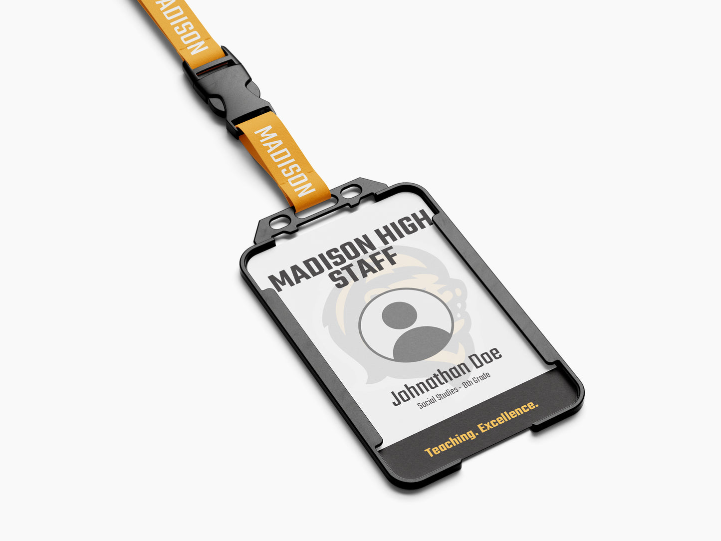 Premium Lion Mascot Sports Logo // Laurel