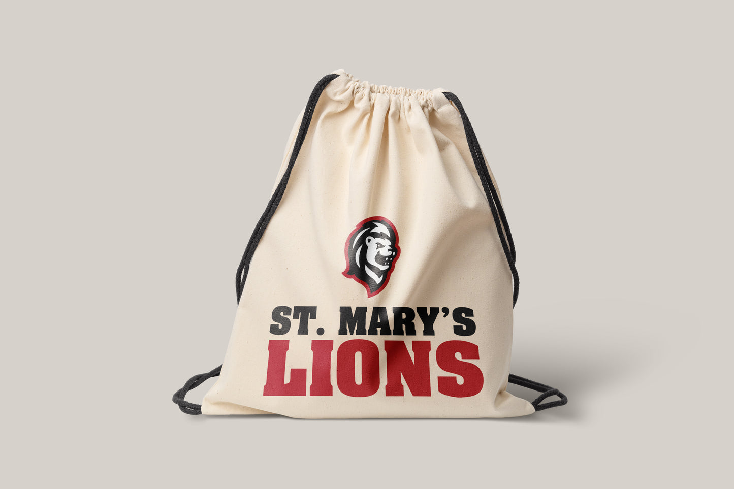 Premium Lion Mascot Sports Logo // Laurel