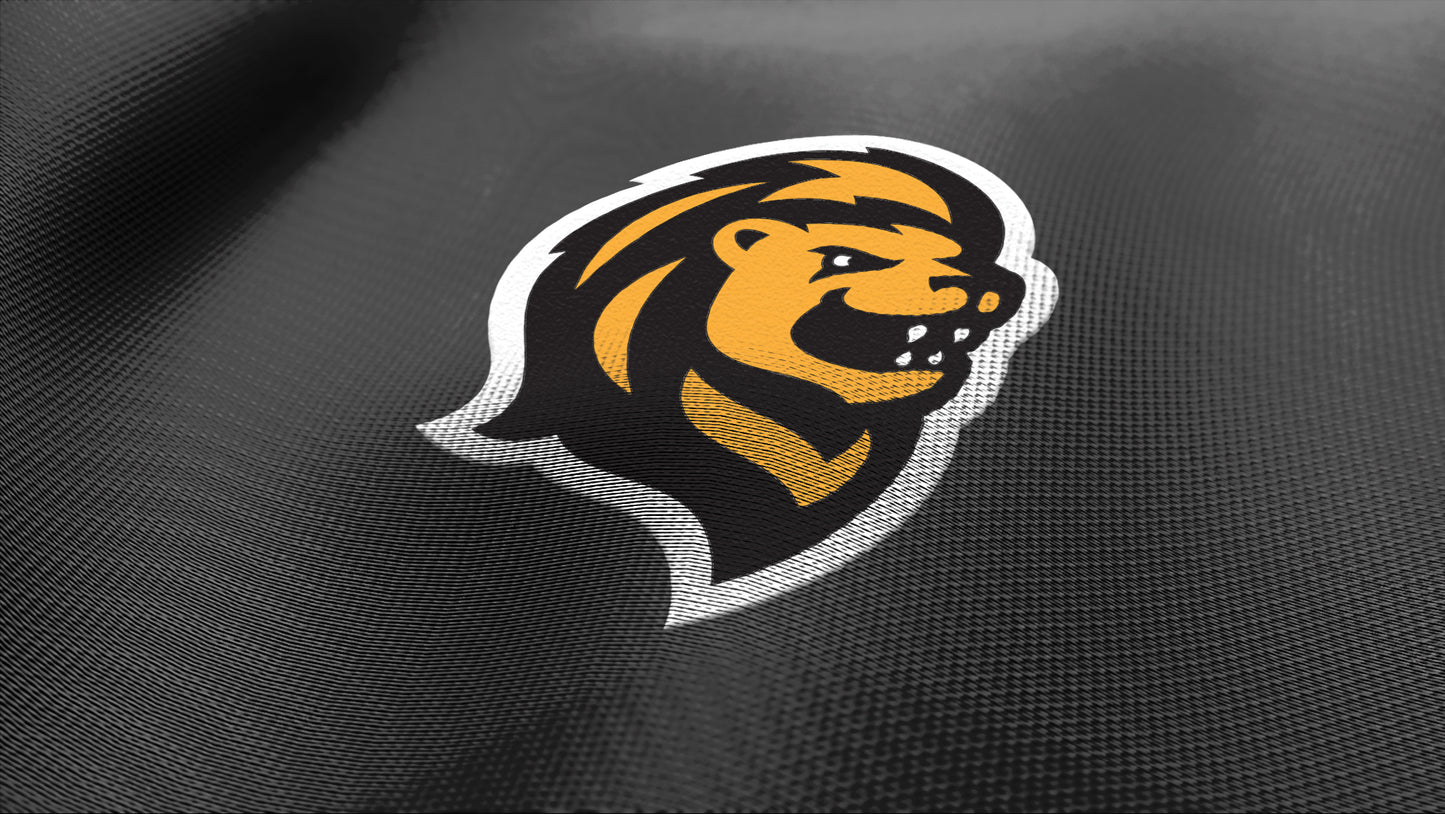 Premium Lion Mascot Sports Logo // Laurel