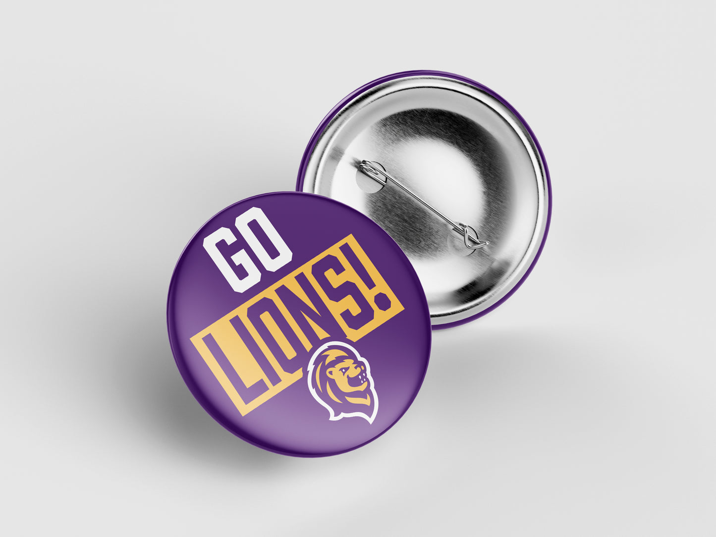 Premium Lion Mascot Sports Logo // Laurel