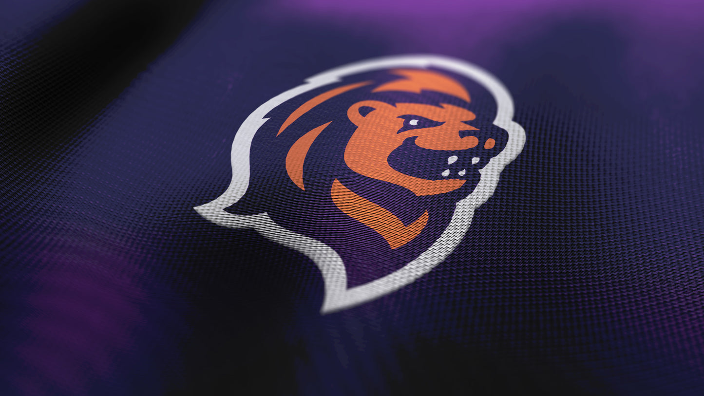 Premium Lion Mascot Sports Logo // Laurel