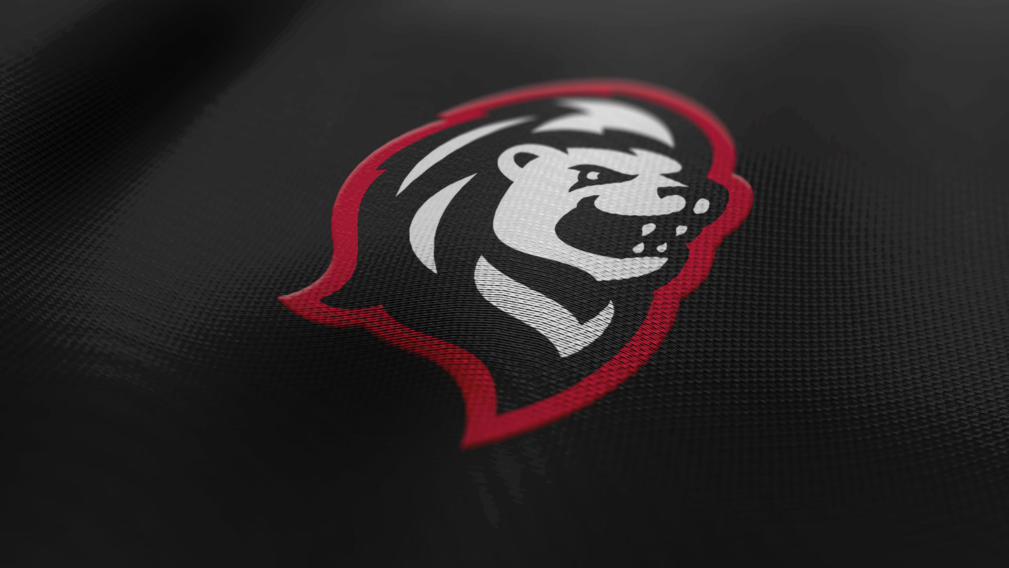 Premium Lion Mascot Sports Logo // Laurel