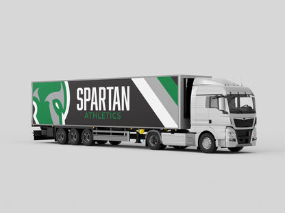 Premium Spartan Mascot Sports Logo // Atlas