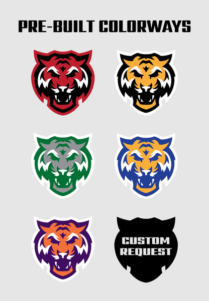 Premium Tiger Mascot Sports Logo // Nova