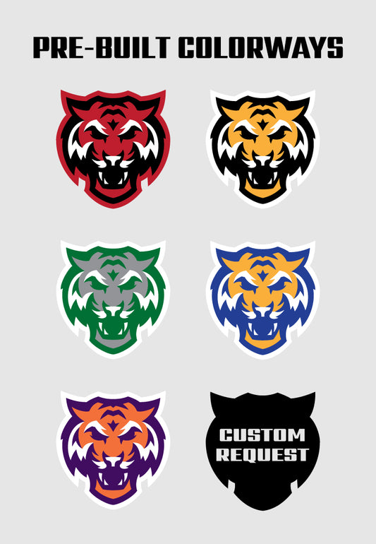 Premium Tiger Mascot Sports Logo // Nova