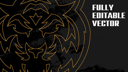 Premium Tiger Mascot Sports Logo // Nova