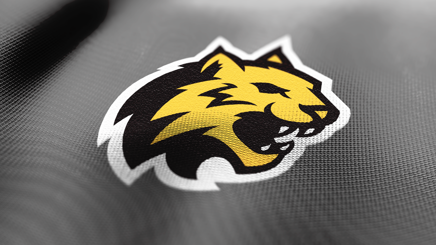 Premium Wildcat Mascot Sports Logo // Onyx