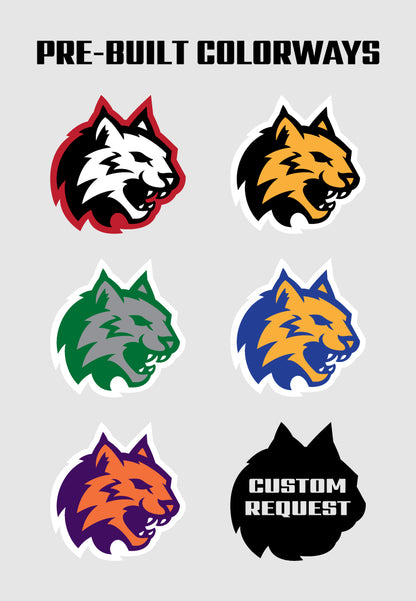 Premium Wildcat Mascot Sports Logo // Onyx